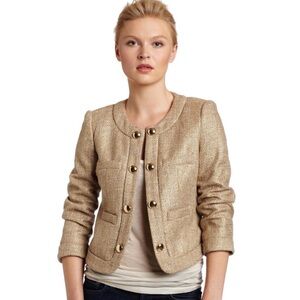 Chaus Women’s Gold Textured Blazer